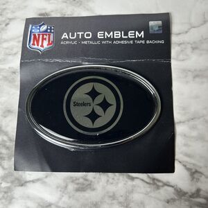 Pittsburgh Steelers  NFL  3-D Metal Auto Emblem